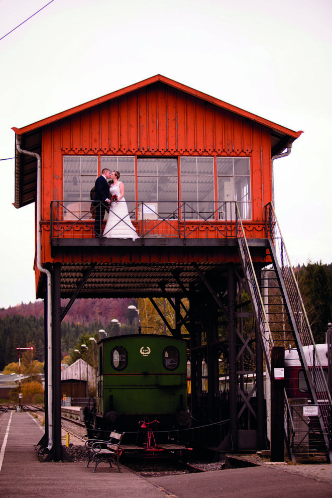 "Mit Volldampf ins Glück" - Heiraten bei der Sauschwänzlebahn