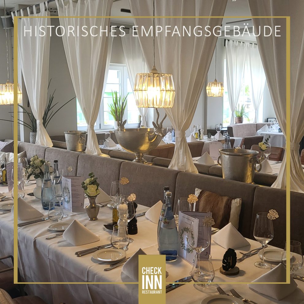 CHECK INN Restaurant                                                                       Eventhalle TERMINAL EINS